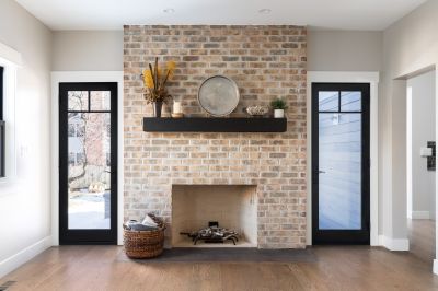 Brick Hearth Installation