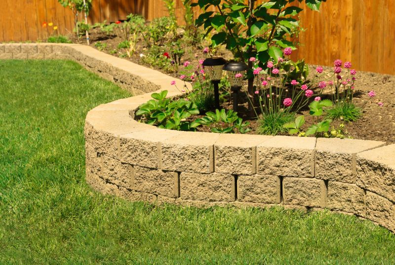 Stone Border Installation